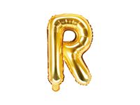 Folieballon Goud Letter 'R' - 35cm