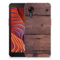 Samsung Galaxy Xcover 5 Bumper Hoesje Old Wood