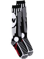 Walter Van Beirendonck chaussettes à imprimé graphique - Noir