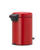 Brabantia newIcon pedaalemmer 3 liter met kunststof binnenemmer - Passion Red - thumbnail