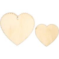 Creativ Company Harten, afm 5,1x5,1 cm, 12 stuk/ 1 doos