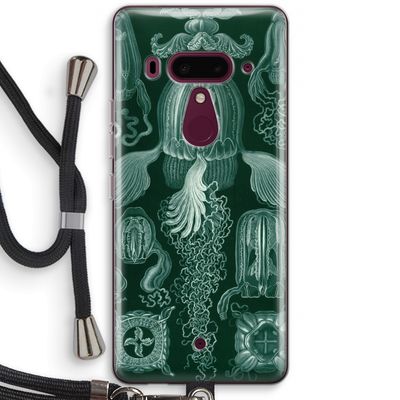 Haeckel Cubomedusae: HTC U12+ Transparant Hoesje met koord