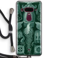 Haeckel Cubomedusae: HTC U12+ Transparant Hoesje met koord