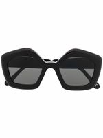 Marni Eyewear lunettes de soleil à monture géométrique - Noir