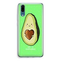 Avocuddle: Huawei P20 Transparant Hoesje Avocuddle: Huawei P20 Transparant Hoesje