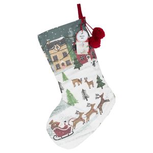 Feestelijke Kerstsok Decoratie