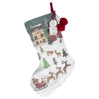 Feestelijke Kerstsok Decoratie