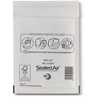 Mail Lite luchtkussenenveloppen, wit, A/000, 110 x 160 mm, doos van 100 stuks