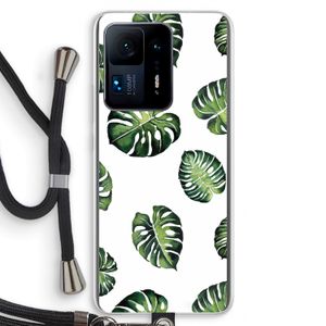 Tropische bladeren: Xiaomi Mi Mix 4 Transparant Hoesje met koord