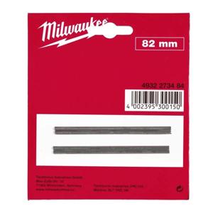 Milwaukee Messen voor schaafmachines 82 mm TCT omkeerbaar - 2 stuks - 4932273484
