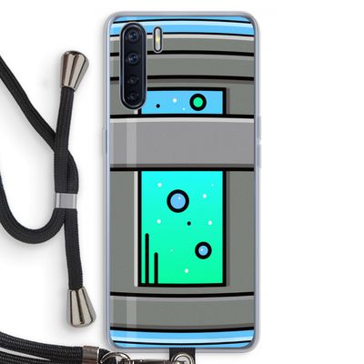 Chug Bottle: Oppo A91 Transparant Hoesje met koord