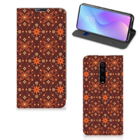 Xiaomi Redmi K20 Pro Hoesje met Magneet Batik Brown