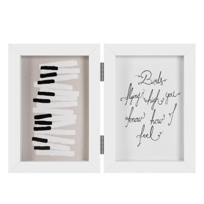 Henzo Piano Photoframe 2x 13X18 Wit