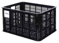 Gerecyclede fietskrat Basil M 29.5 liter MIK 33 x 44 x 27 cm - zwart