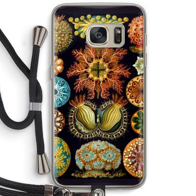 Haeckel Ascidiae: Samsung Galaxy S7 Transparant Hoesje met koord
