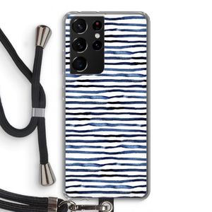 Verrassende lijnen: Samsung Galaxy S21 Ultra Transparant Hoesje met koord