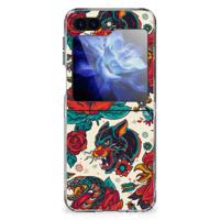Siliconen Hoesje met foto voor Samsung Galaxy Z Flip 6 Old Skool