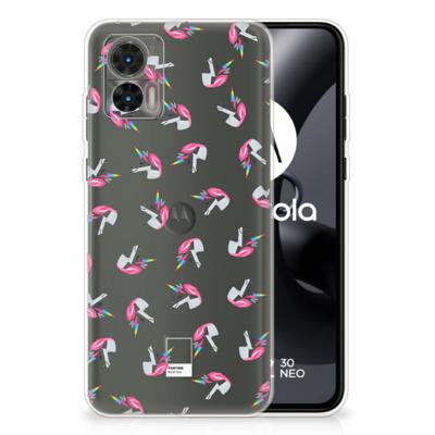 TPU bumper voor Motorola Edge 30 Neo Unicorns