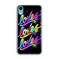 Loves: iPhone XR Transparant Hoesje Loves: iPhone XR Transparant Hoesje