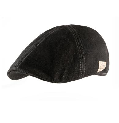 Stetson Texas Flatcap Denim Black-61/XL