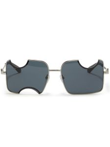 Off-White Eyewear lunettes de soleil Cady à monture rectangulaire - Gris