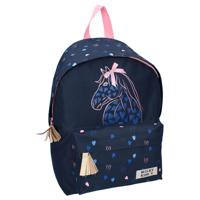 Milky Kiss We Are One Rugzak Donkerblauw/Roze Milky Kiss We Are One Rugzak Donkerblauw/Roze