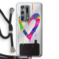 Melts My Heart: Huawei P40 Pro Plus Transparant Hoesje met koord
