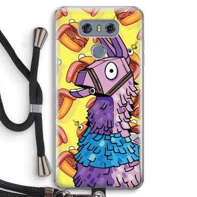 Loot Burger: LG G6 Transparant Hoesje met koord