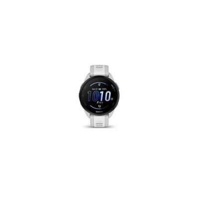 Connected GPS-horloge - GARMIN - Forerunner 165 - 1.2 - Wit met witte en lichtgrijze armband