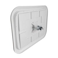 Verkeersspiegel 60x80cm rand rood/wit