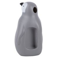 Esschert Design Gieter - grijs - kunststof - pinguin - 1.4 liter - Gieters - thumbnail