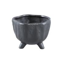 PTMD bloempot ricco s zwart 18 cm | 6 stuks