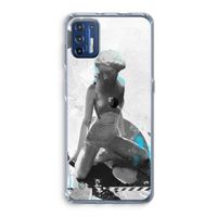 I will not feel a thing: Motorola Moto G9 Plus Transparant Hoesje