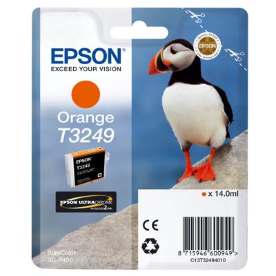 Originele inktcartridge Epson T3249 Orange Oranje