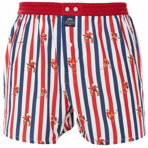 McAlson Boxershort Hockey Rood Los Model Onzichtbare Binnensteun