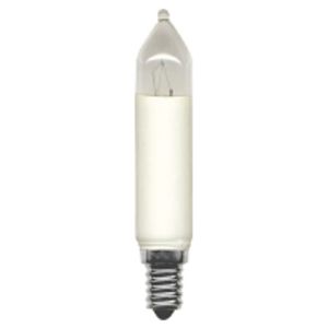 57577 (VE3)  - Candle-shaped lamp 3W 8V E10 clear 57577 (VE3)