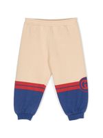 Gucci Kids pantalon de jogging à motif GG - Tons neutres - thumbnail