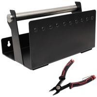 Quadrios 23CA259 Set kabelhaspels zwart 20 x 12 cm met snijtang 2 onderdelen - thumbnail