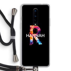 Abstract Spectrum: OnePlus 8 Transparant Hoesje met koord
