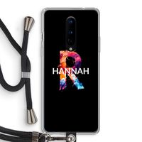 Abstract Spectrum: OnePlus 8 Transparant Hoesje met koord