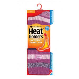 Heat Holders Ladies fashion twist maat 4-8 appleby pink strips (1 Paar)