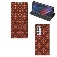 OPPO Find X3 Neo | Hoesje met Magneet | Batik Brown