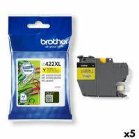 Originele inktcartridge Brother MFCJ5340DW MFCJ5740DW MFCJ6540DW MFCJ6940DW Geel (5 Stuks)