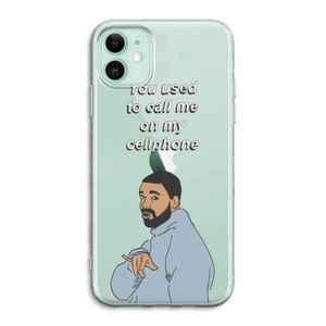 Hotline bling: iPhone 11 Transparant Hoesje