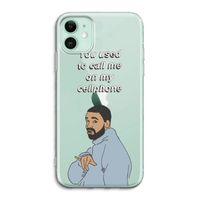 Hotline bling: iPhone 11 Transparant Hoesje
