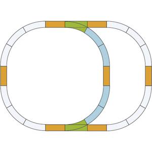 G Piko rails 35302 Uitbreidingsset 600 mm 1 set(s)