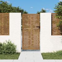 Poort 85x200 cm vierkant cortenstaal Poort 85x200 cm vierkant cortenstaal