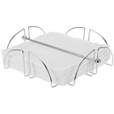 Excellent Houseware servettenhouder - chroom zilver - 19 x 19 x 6 cm - tafel model Excellent Houseware servettenhouder - chroom zilver - 19 x 19 x 6 cm - tafel model