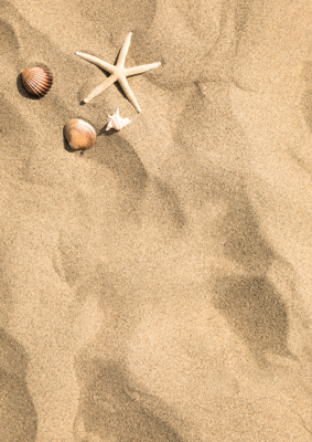 Natuur vinyl vloerkleed Summer vibe vinyl vloerkleed zand