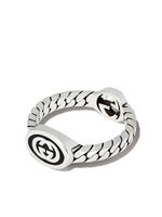 Gucci bague Interlocking en argent sterling